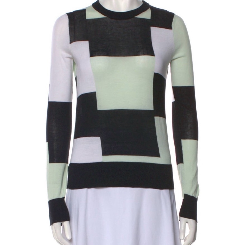 A.L.C. Blue Striped Sweater